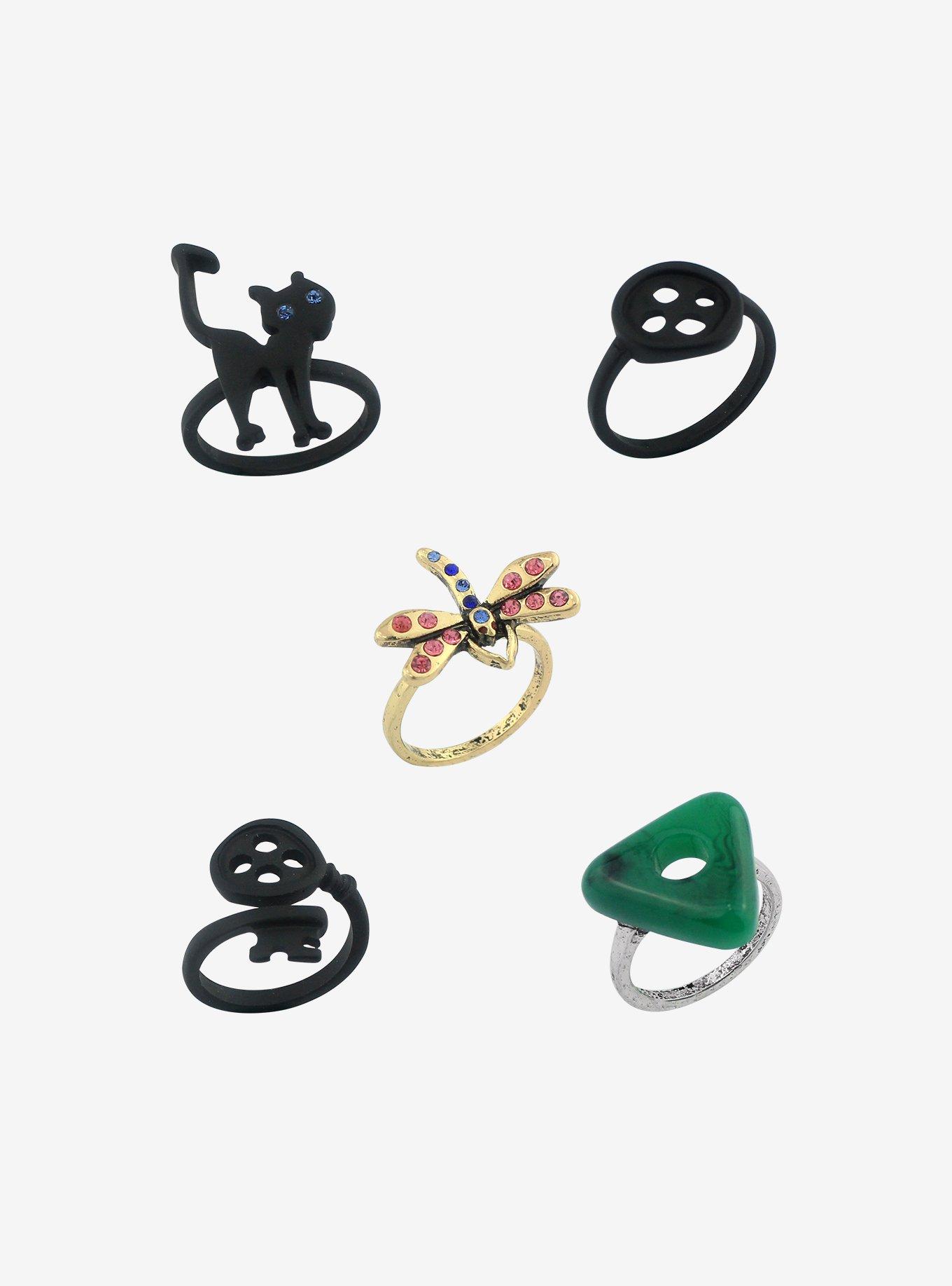 Coraline Icon Ring Set, , alternate