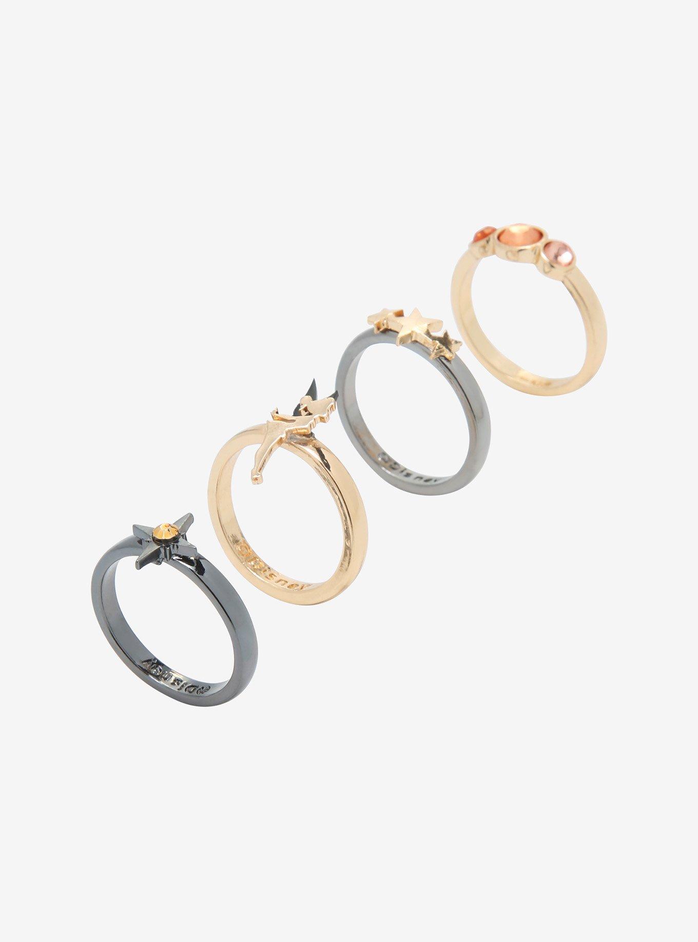 Disney Peter Pan Tinkerbell Ring Set, , alternate
