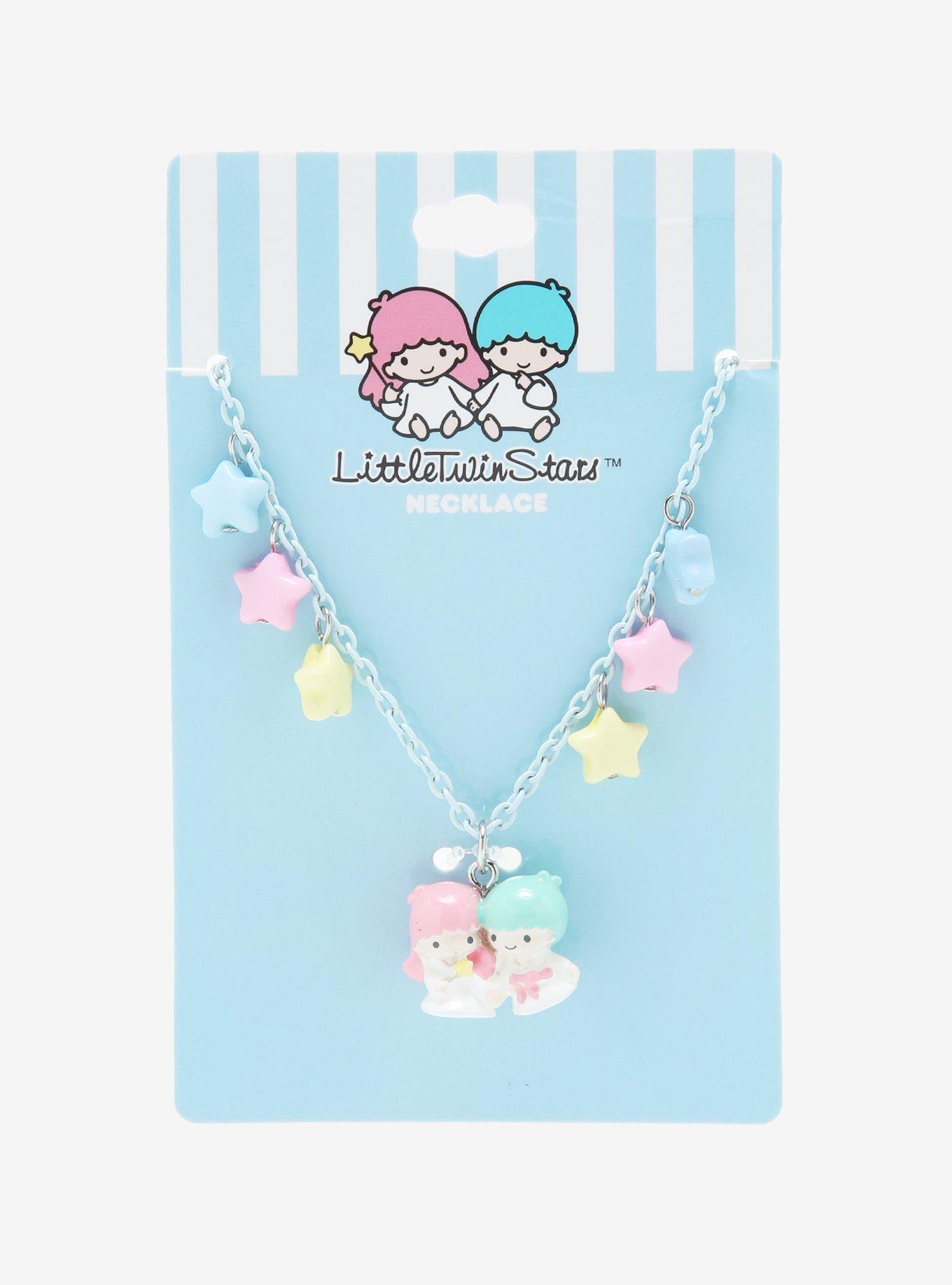 Little Twin Stars Charm Necklace, , alternate