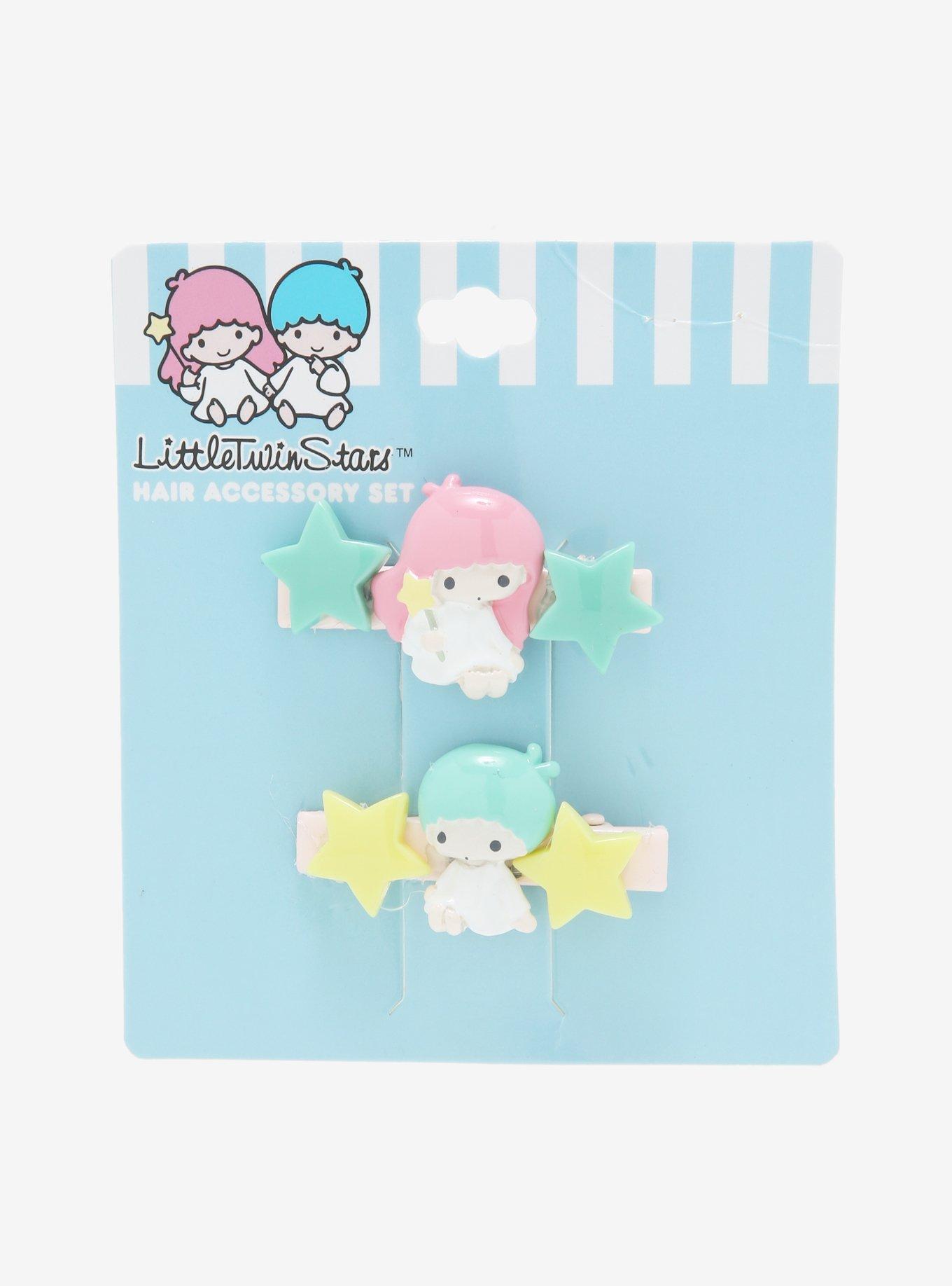 Little Twin Stars Character Hair Clip Set, , alternate