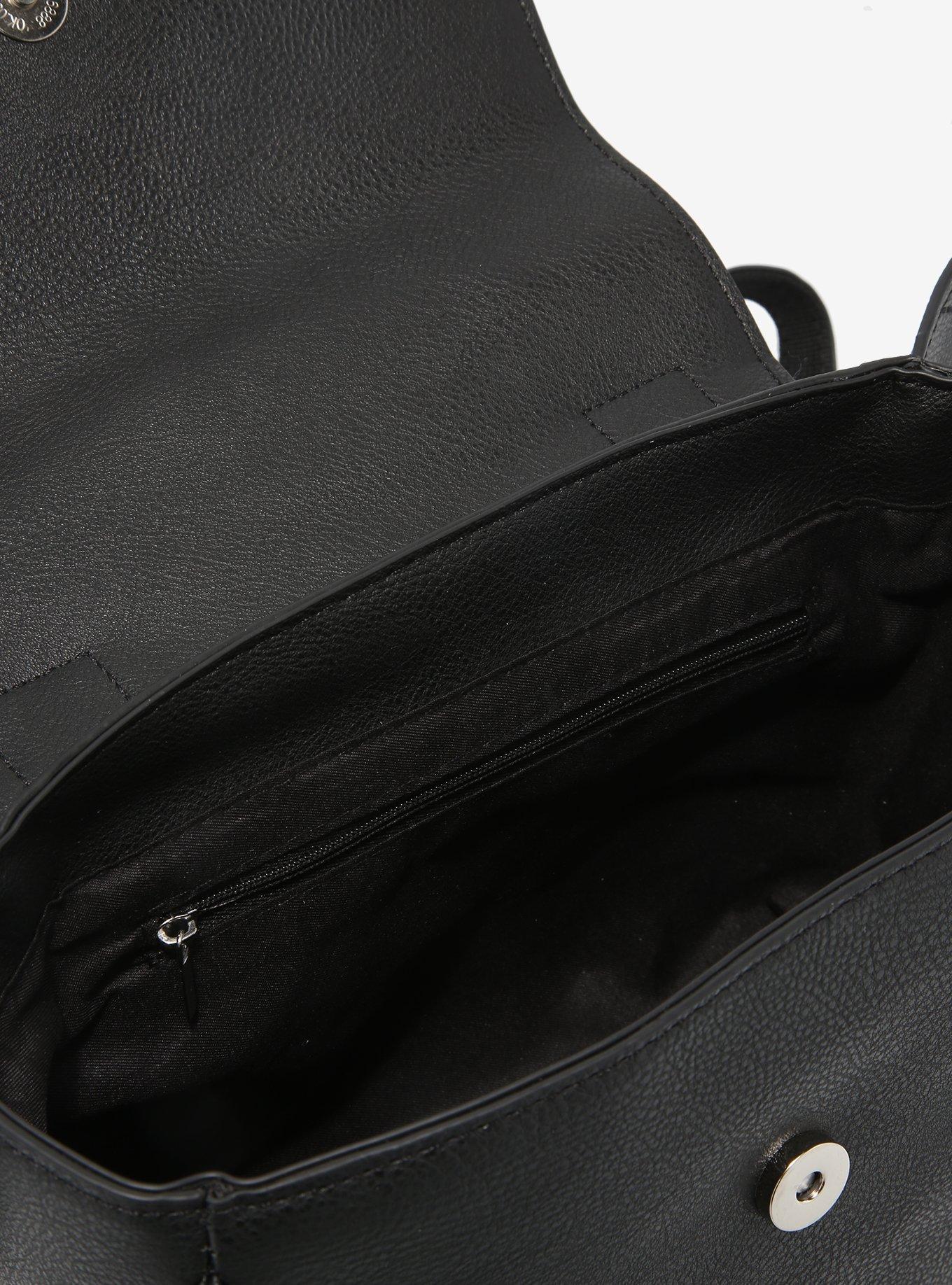 Black Moon & Bat Wing Mini Backpack, , alternate