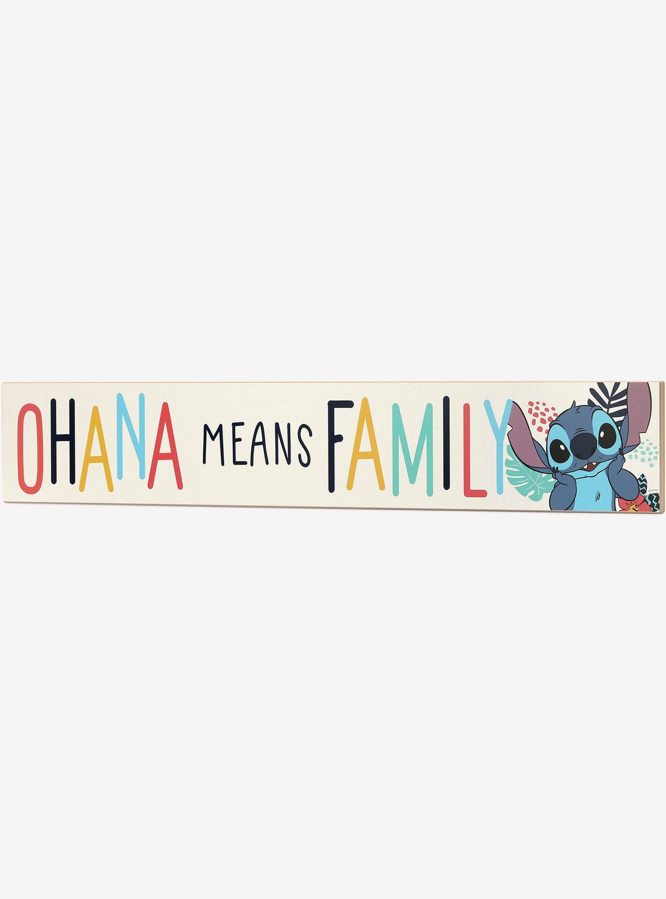 Disney Lilo & Stitch Ohana Means Family Wall Decor, , hi-res