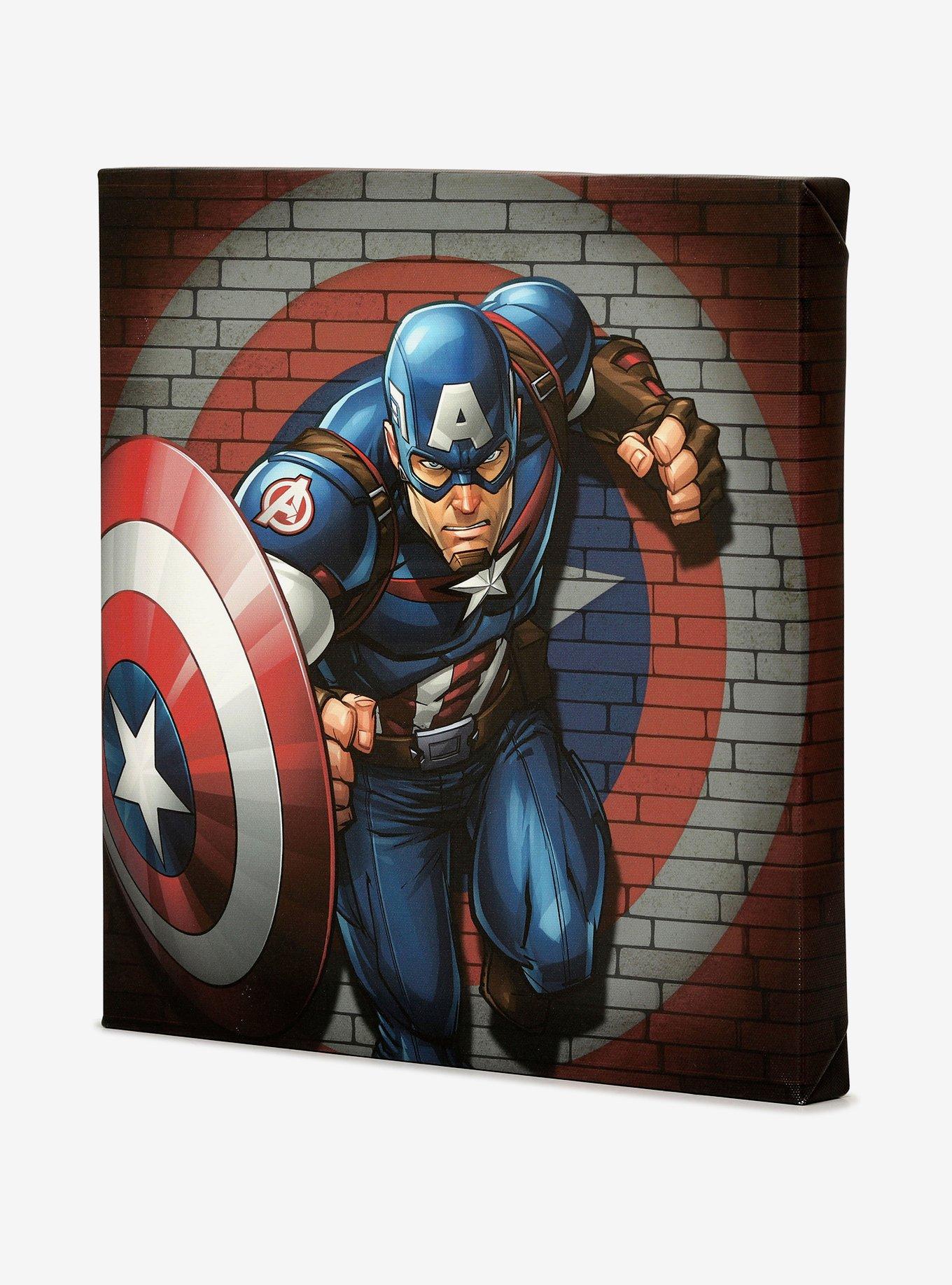 Marvel Captain America Canvas Wall Decor, , alternate