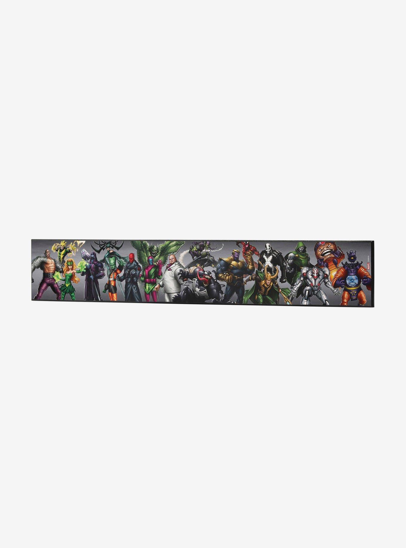 Marvel Villains Collage Wood Wall Decor, , alternate