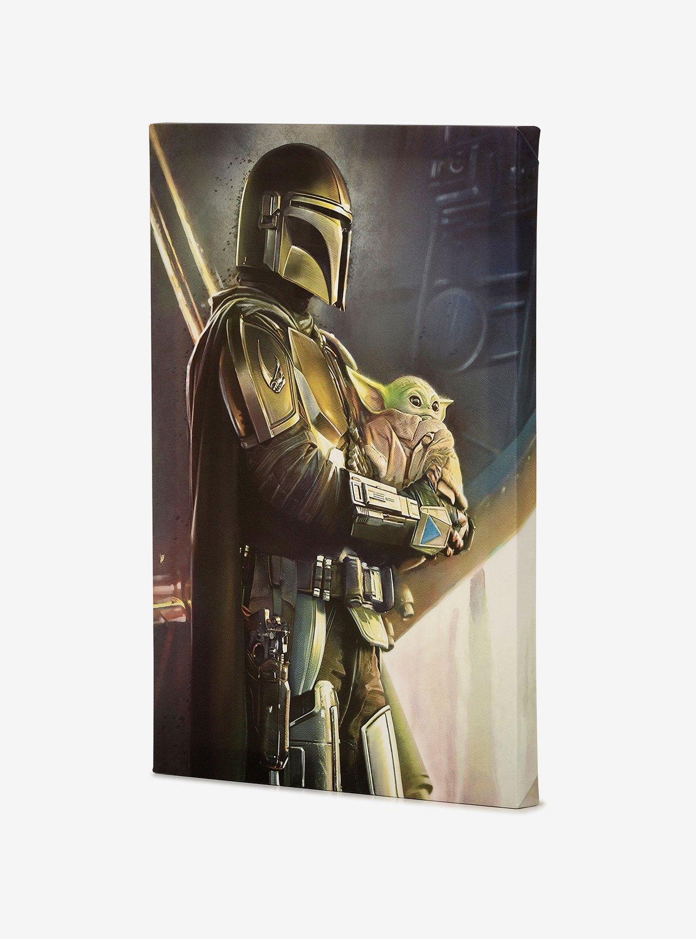 Star Wars The Mandalorian Mandalorian Canvas Wall Decor, , hi-res