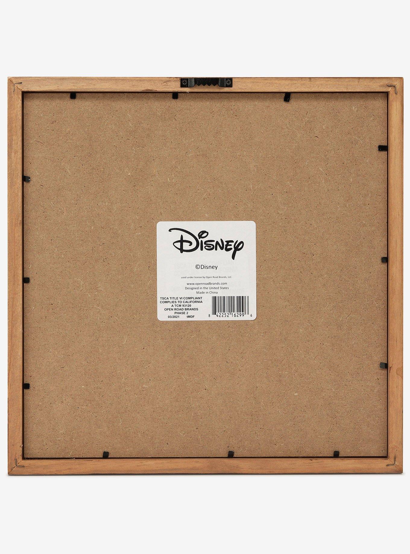 Disney Mickey Mouse Mickey & Minnie Happy Place Wood Framed Wall Decor, , alternate