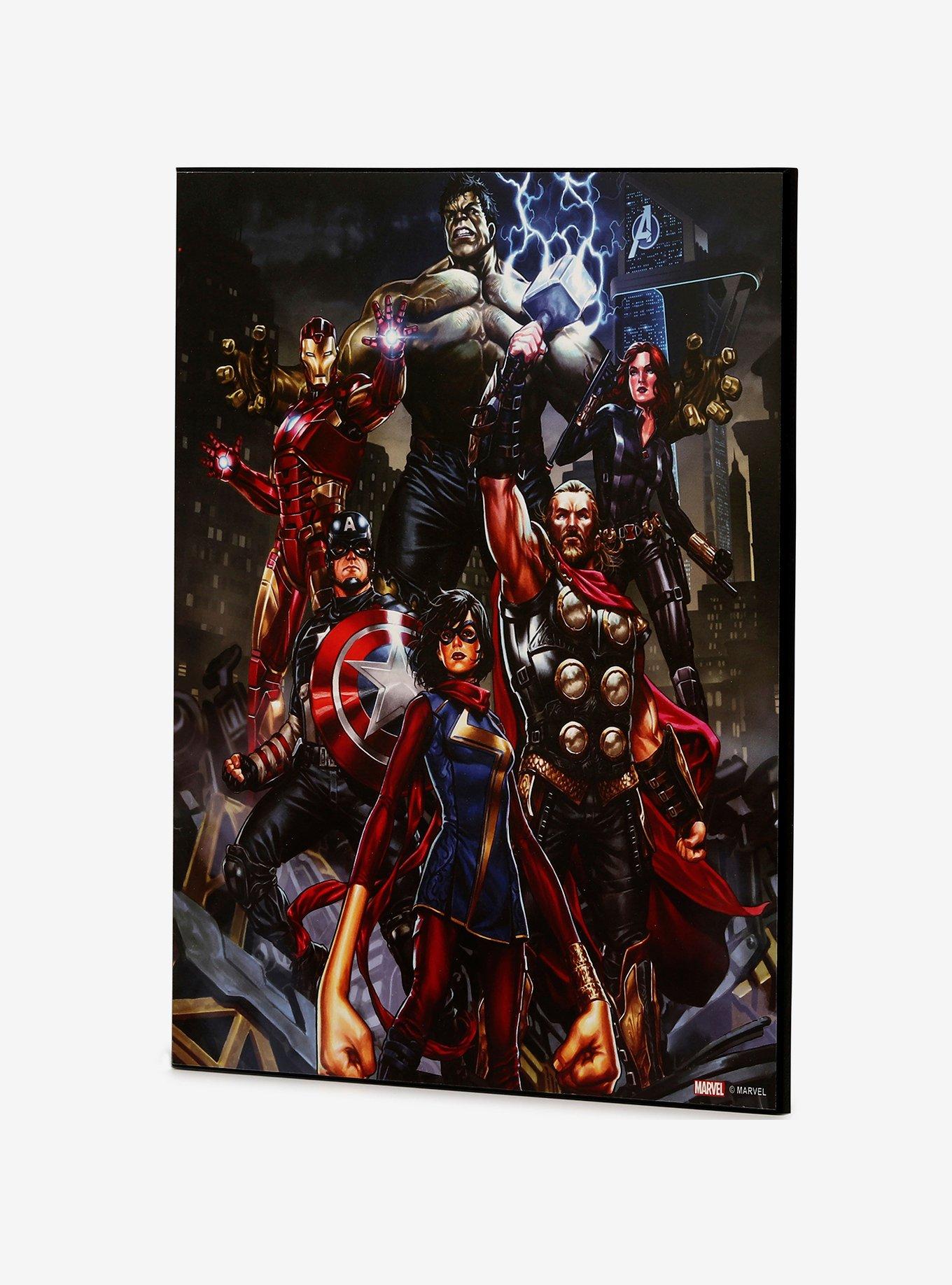 Marvel Avengers Group Wood Wall Decor, , hi-res