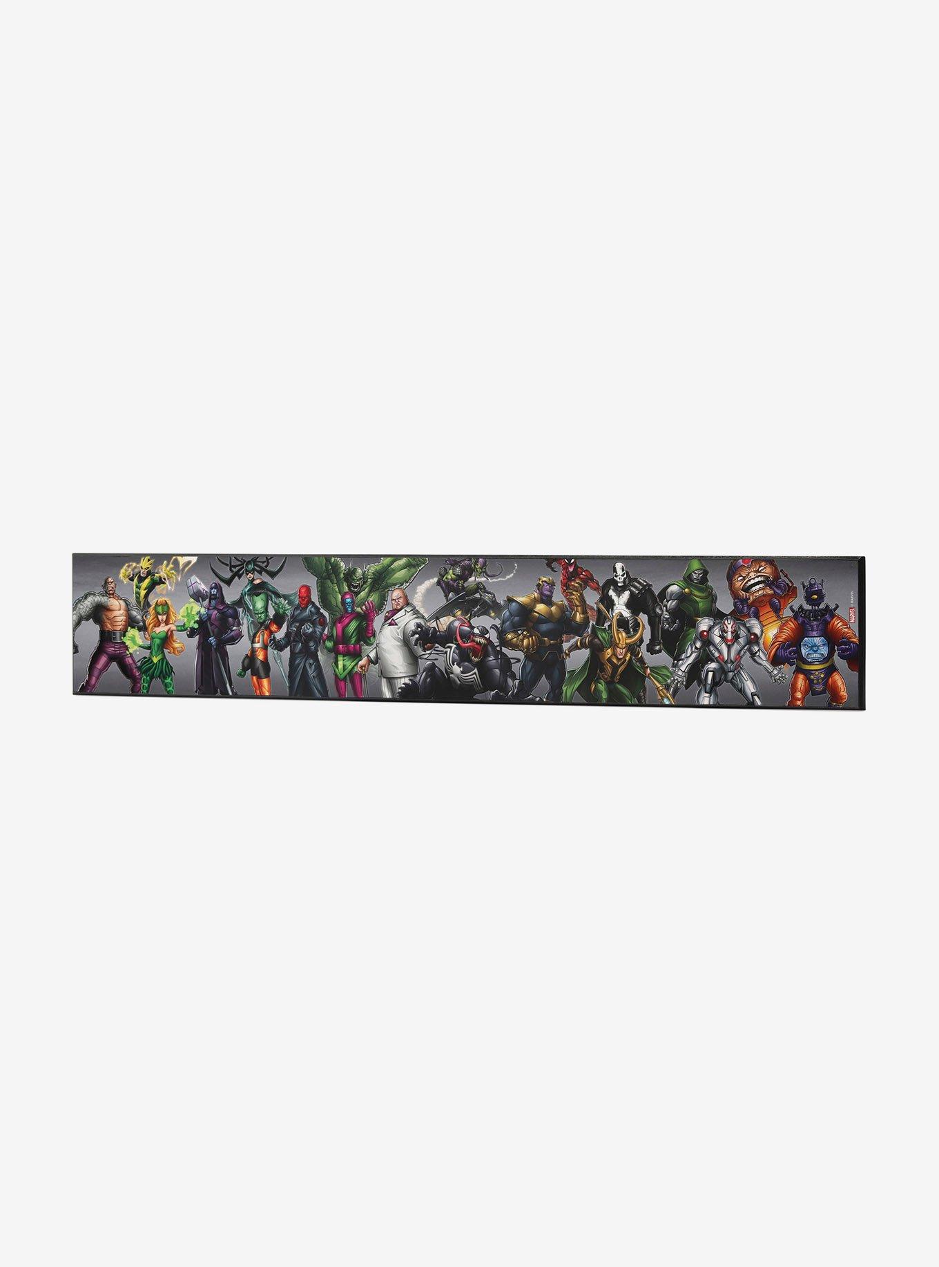 Marvel Villains Collage Wood Wall Decor, , hi-res