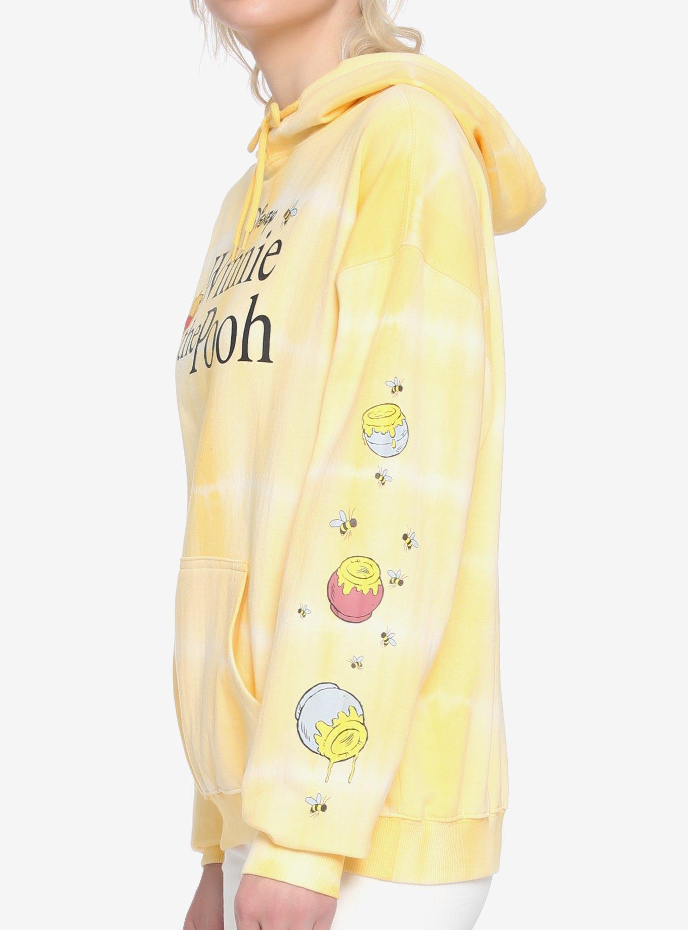 Disney Winnie The Pooh Yellow Wash Honey Pot Hoodie, MULTI, alternate