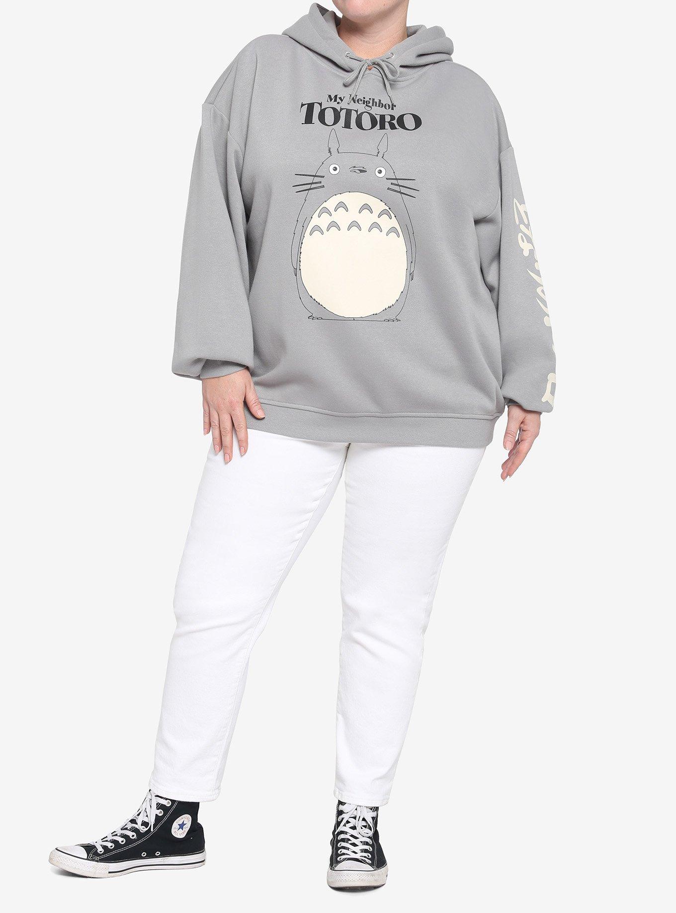 Her Universe My Neighbor Totoro Logo Hoodie Plus Size, MULTI, alternate