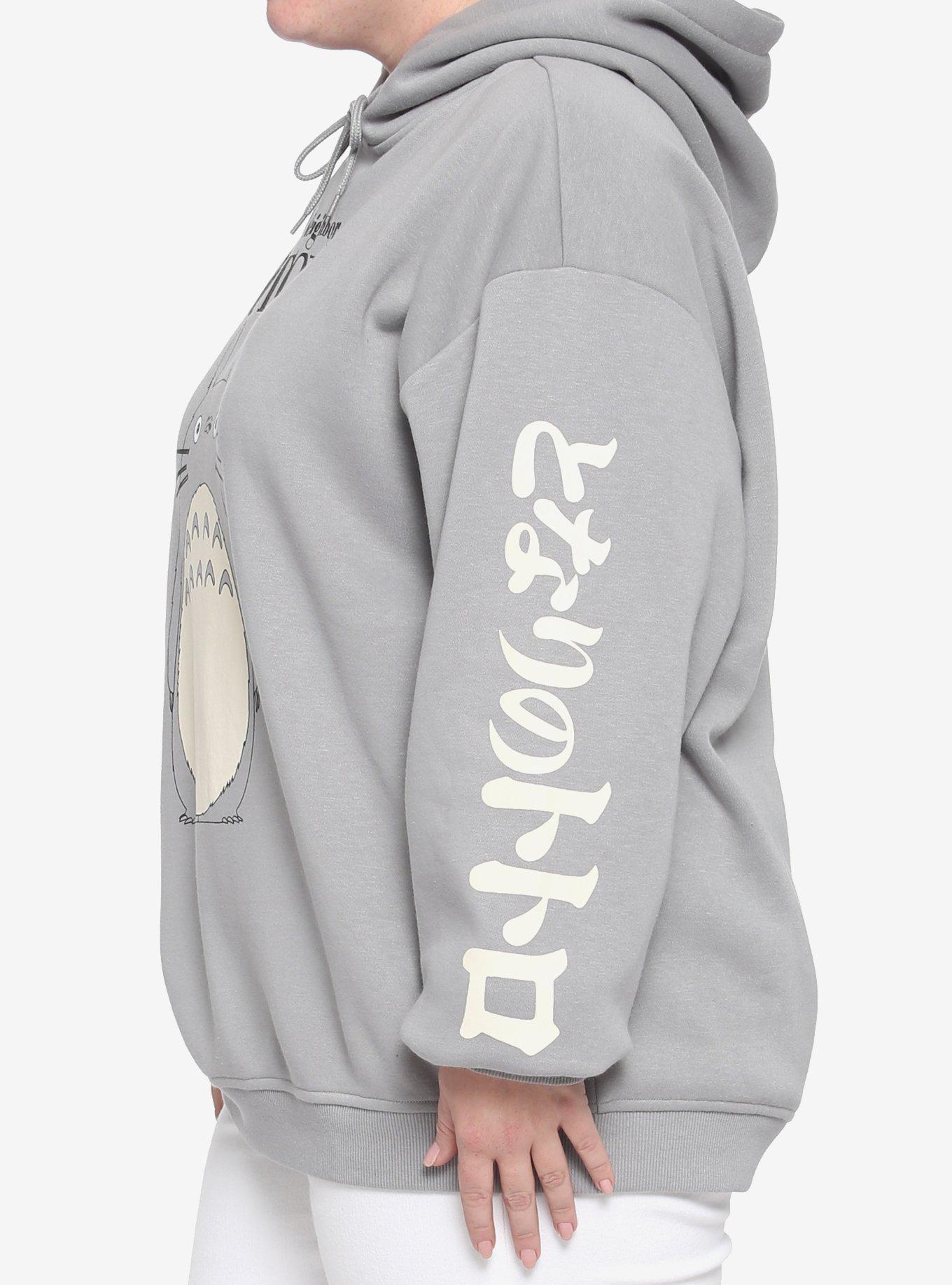 Her Universe My Neighbor Totoro Logo Hoodie Plus Size, MULTI, alternate