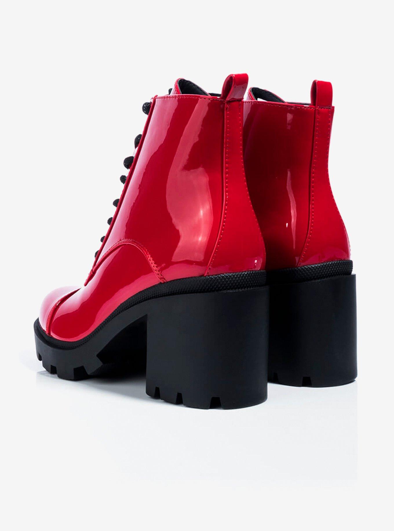 Azalea Wang Too Hot To Handle Bootie, RED, alternate