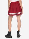 Red Pleated Cheer Skirt, BIKING RED, alternate