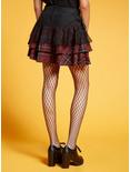 Maroon Plaid Yoke Skirt, PLAID, alternate