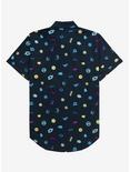 Disney Pixar Icons Woven Button-Up - BoxLunch Exclusive, NAVY, alternate