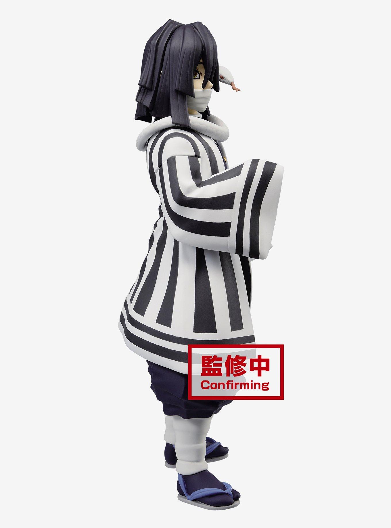 Lobo Studio - ❌Vendido Esgotado❌ FIGURE DEMON SLAYER: KIMETSU NO YAIBA -  OBANAI IGURO Produto original; Material: PVC; Tamanho: 15cm; Base Inclusa;  Figura não articulada; Compre aqui 👇:  demon-slayer-kimetsu-no