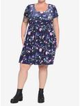 Galaxy Velvet Babydoll Dress Plus Size, GALAXY, alternate