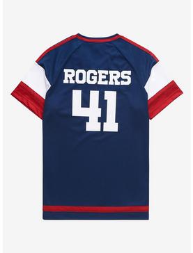 Our Universe Marvel Captain America Steve Rogers Soccer Jersey - BoxLunch Exclusive, , hi-res