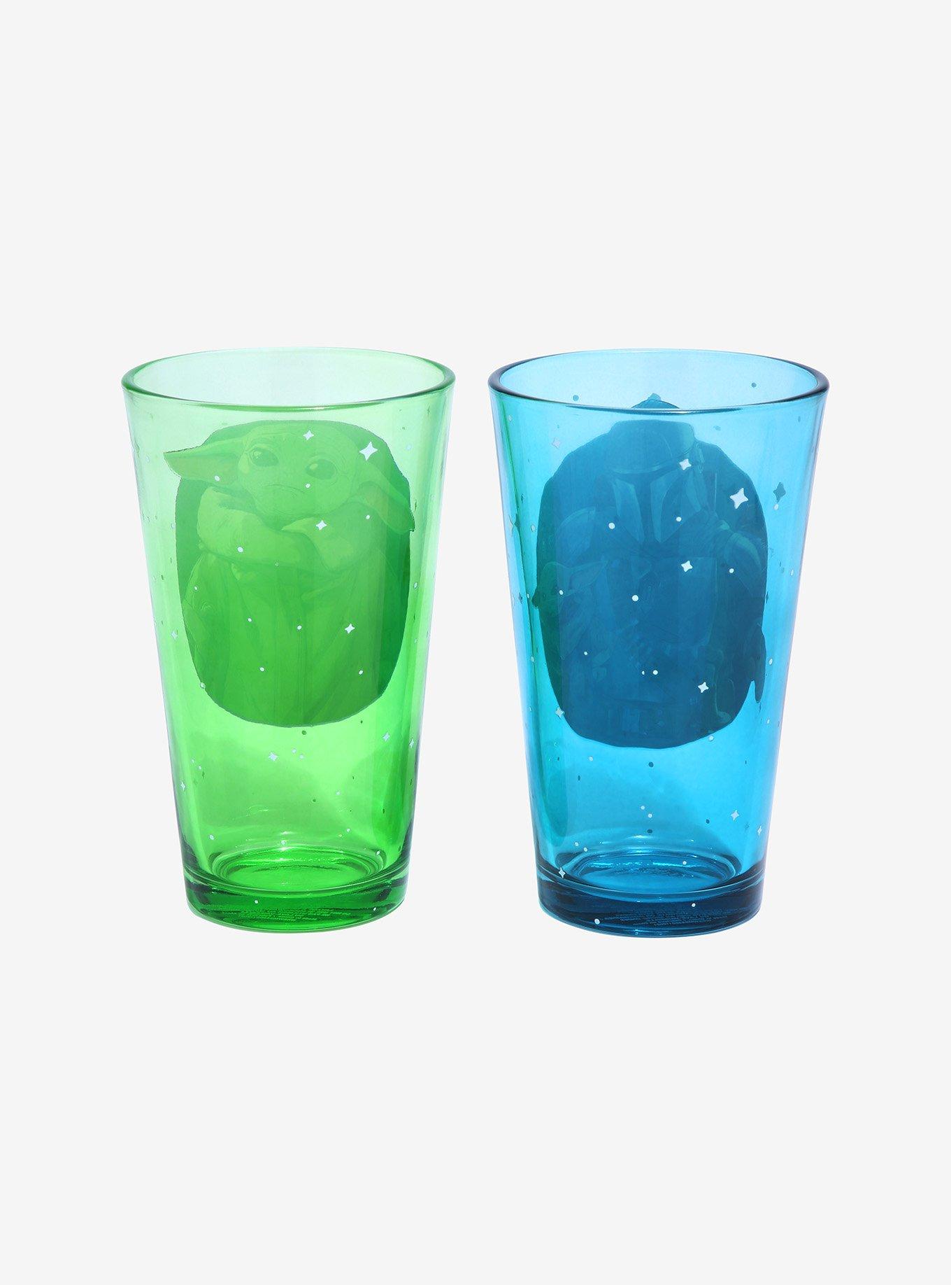 Star Wars The Mandalorian The Child & Mando Pint Glass Set, , alternate