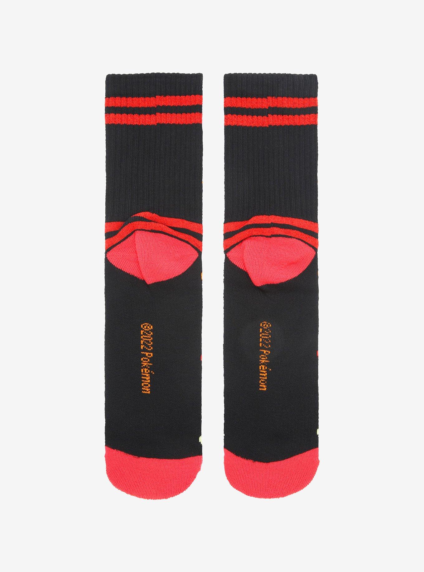 Pokemon Charmander Flame Crew Socks, , alternate