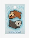 Swimming Otters Enamel Pin Set - BoxLunch Exclusive, , alternate