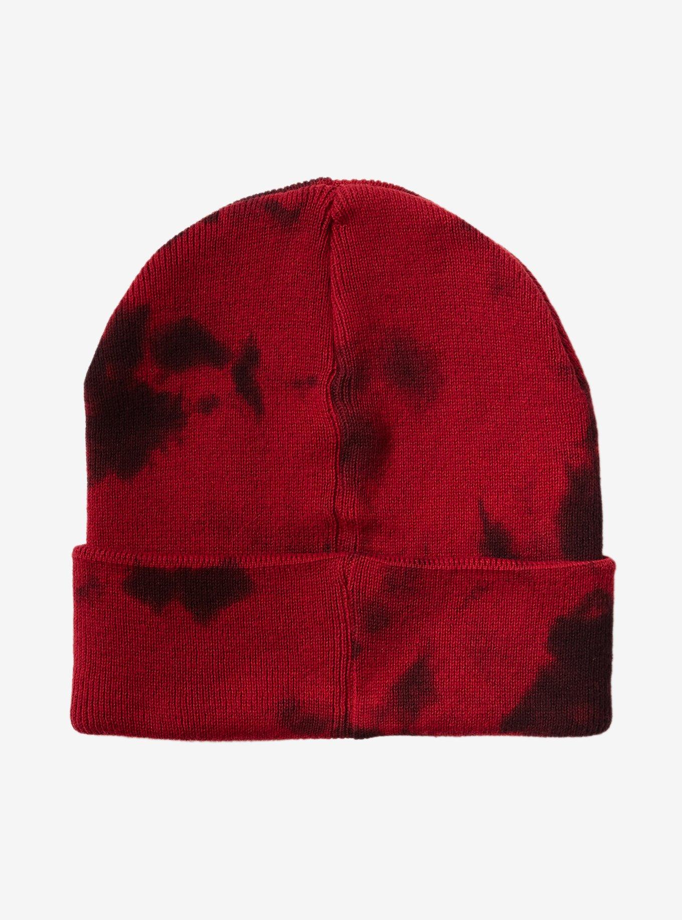 Marvel Spider-Man Chibi Tie-Dye Cuff Beanie - BoxLunch Exclusive, , alternate