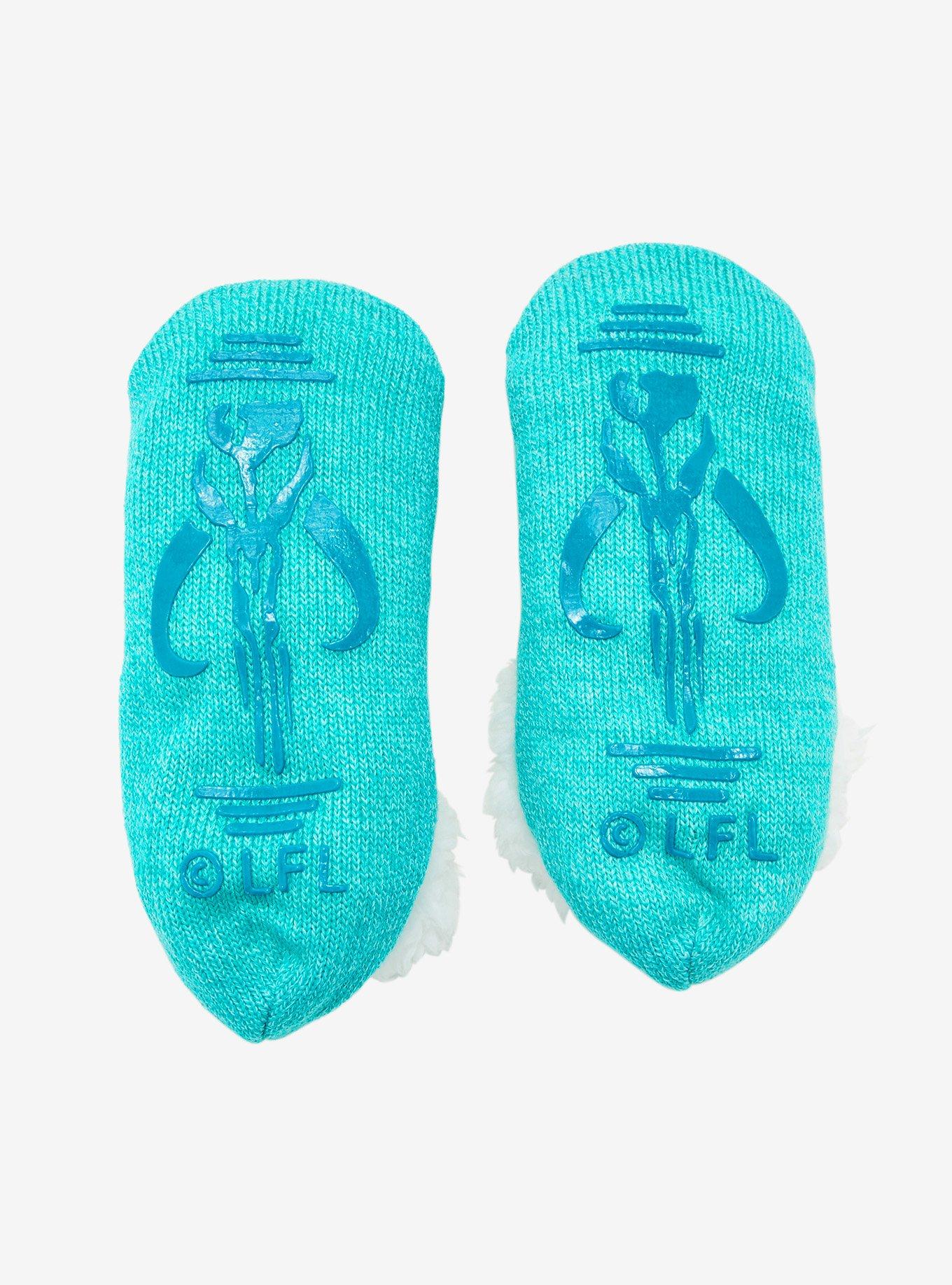 Star Wars Chibi Boba Fett Slipper Socks - BoxLunch Exclusive, , alternate
