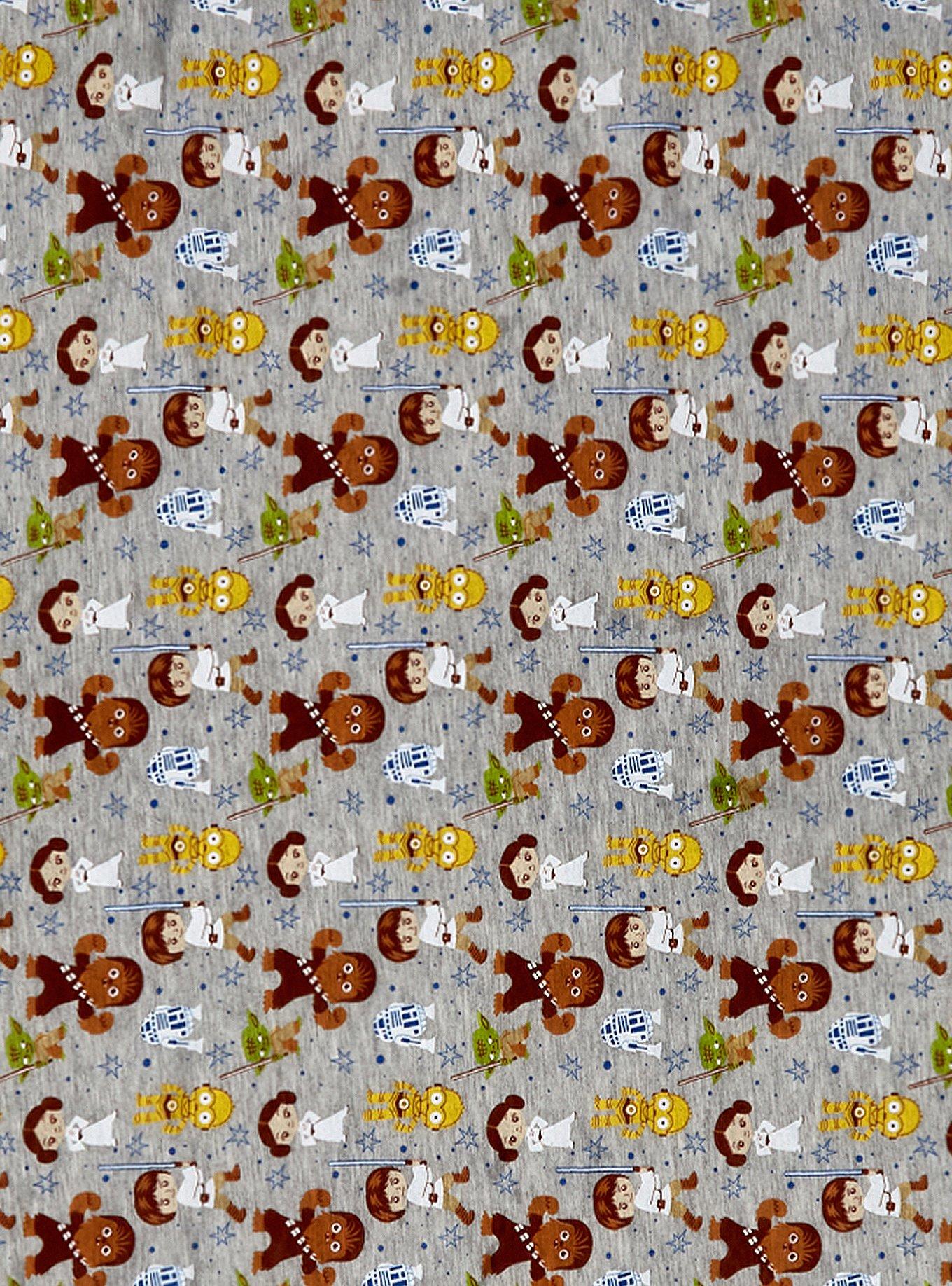 Star Wars Chibi Jedi & Rebel Alliance Friends Baby Blanket - BoxLunch Exclusive, , alternate