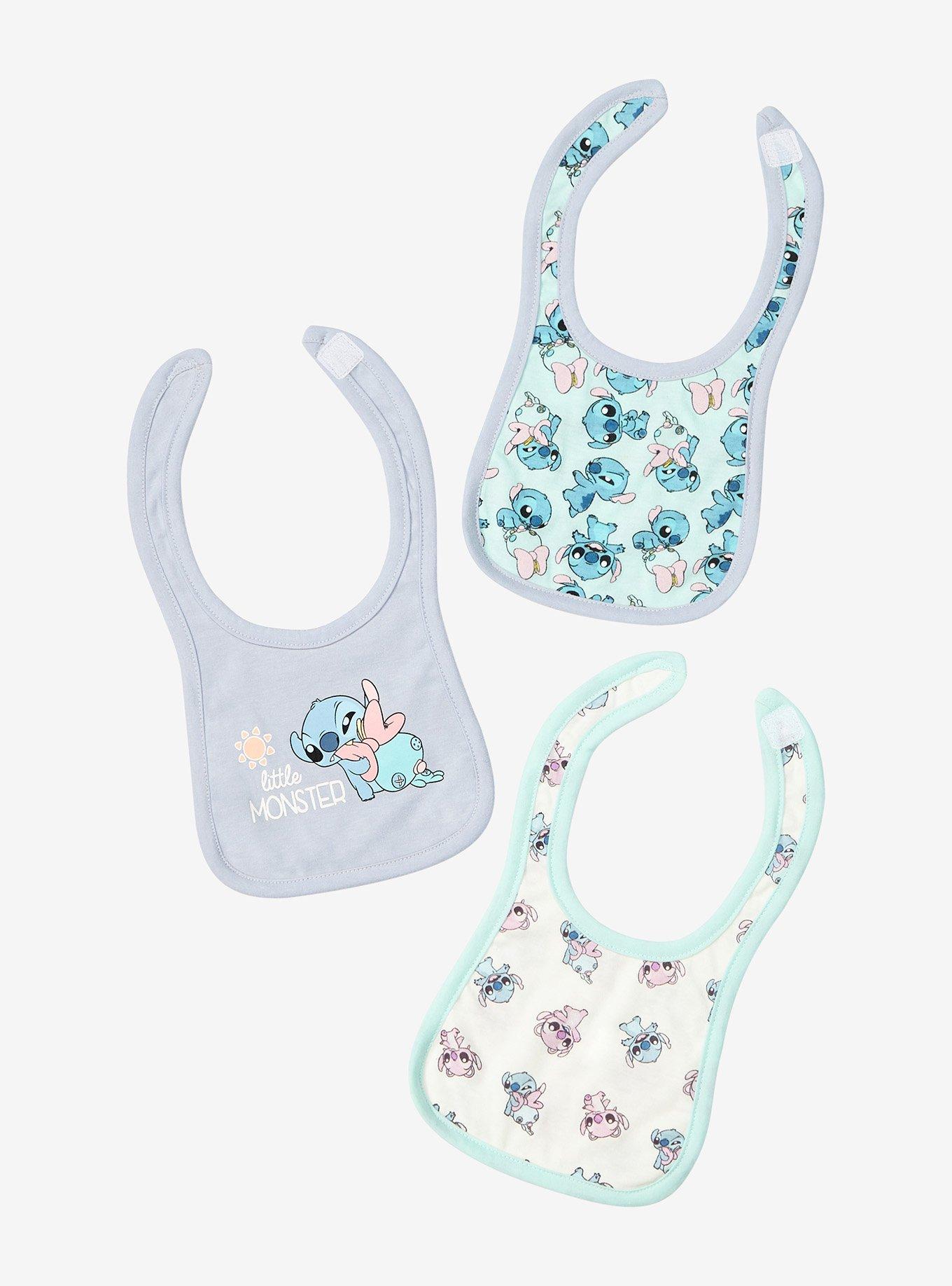 Disney Lilo & Stitch Little Monster Stitch Infant Bib Set - BoxLunch Exclusive, , alternate