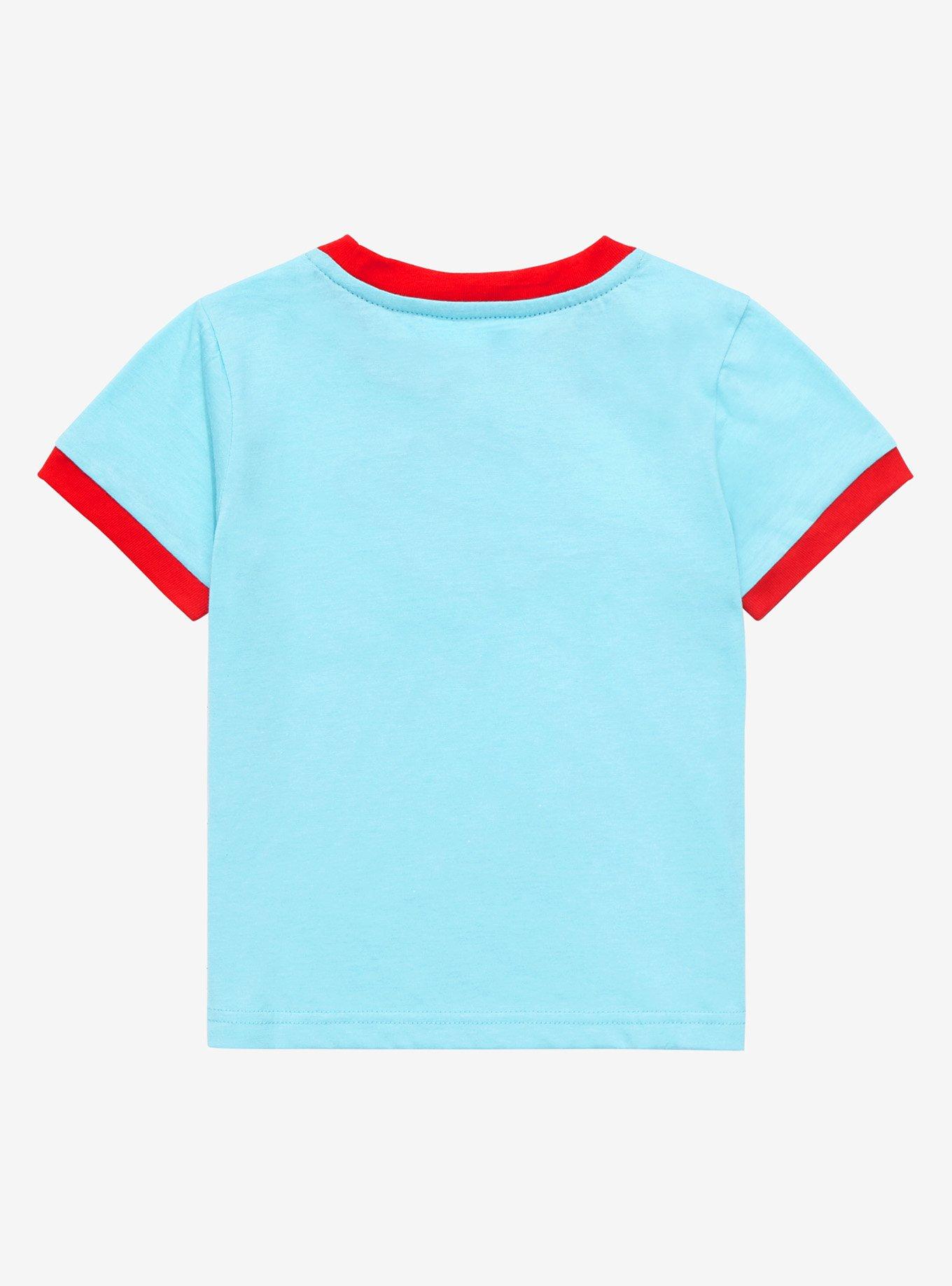 Nickelodeon Rugrats Chuckie Planet Toddler Ringer T-Shirt - BoxLunch Exclusive, RED, alternate