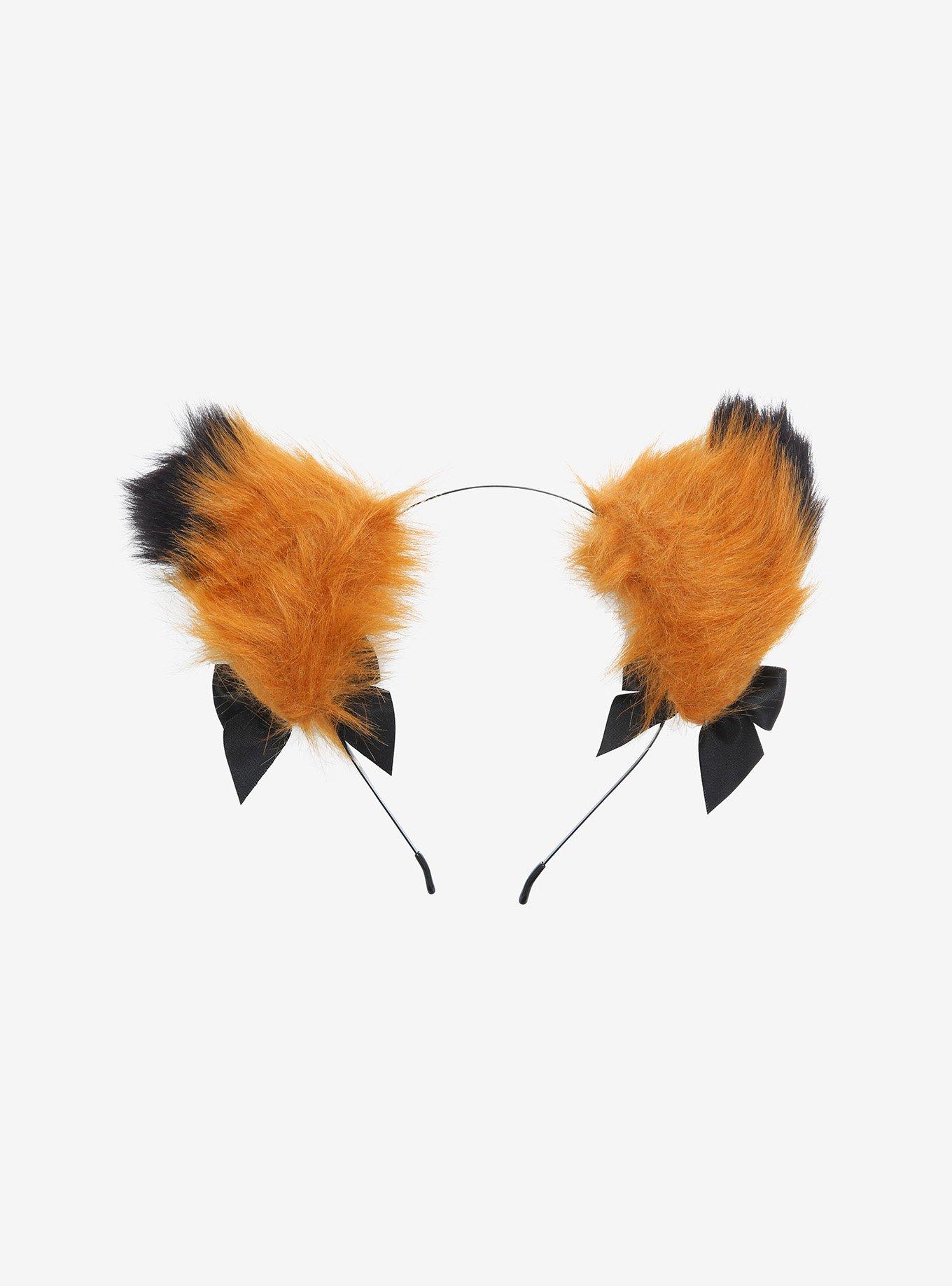 Brown Fox Ears Headband, , alternate