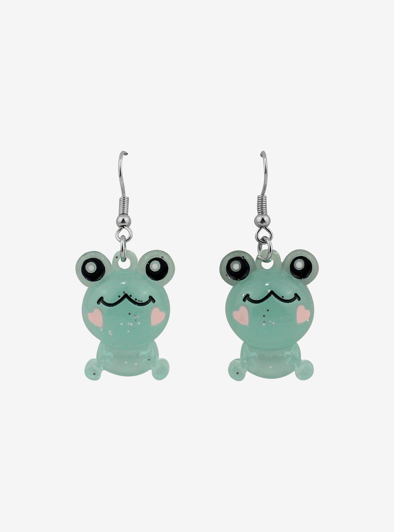 Bubble Frog Drop Earrings, , alternate