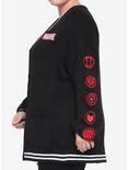 Her Universe Marvel Avengers Symbols Embroidered Open Cardigan Plus Size Her Universe Exclusive, MULTI, alternate