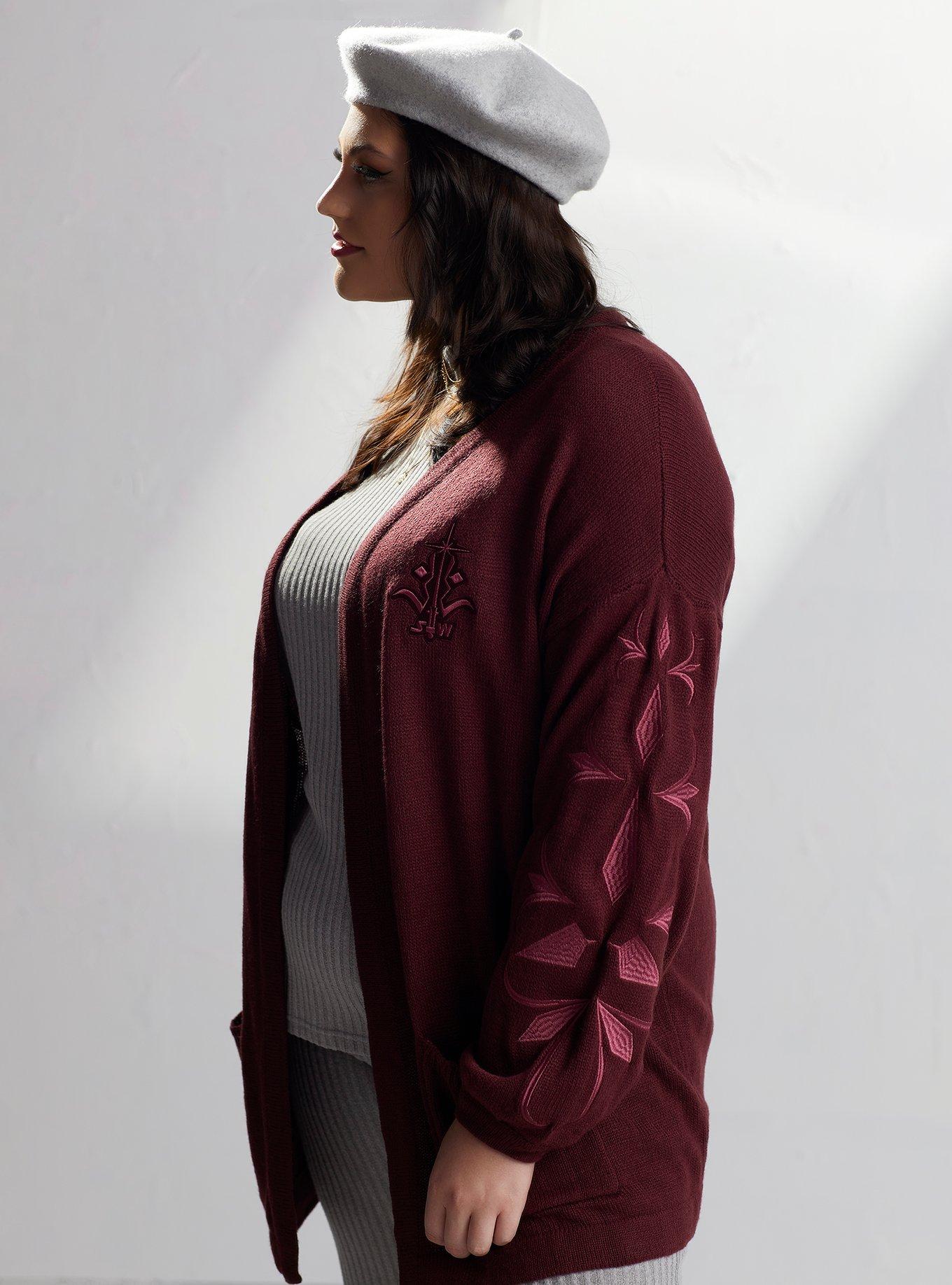 Her Universe Star Wars Ahsoka Tano Embroidered Open Cardigan Plus Size Her Universe Exclusive, MULTI, alternate
