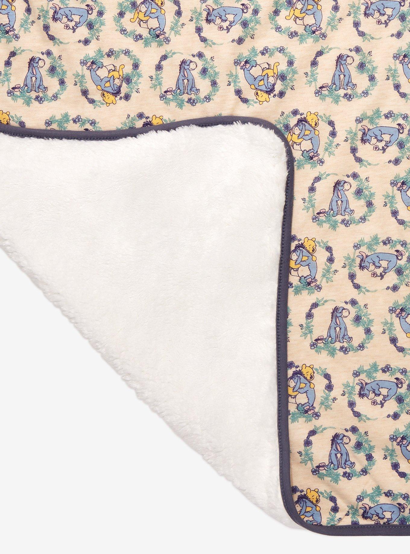 Disney Winnie the Pooh Eeyore Botanical Frame Baby Blanket - BoxLunch Exclusive, , alternate