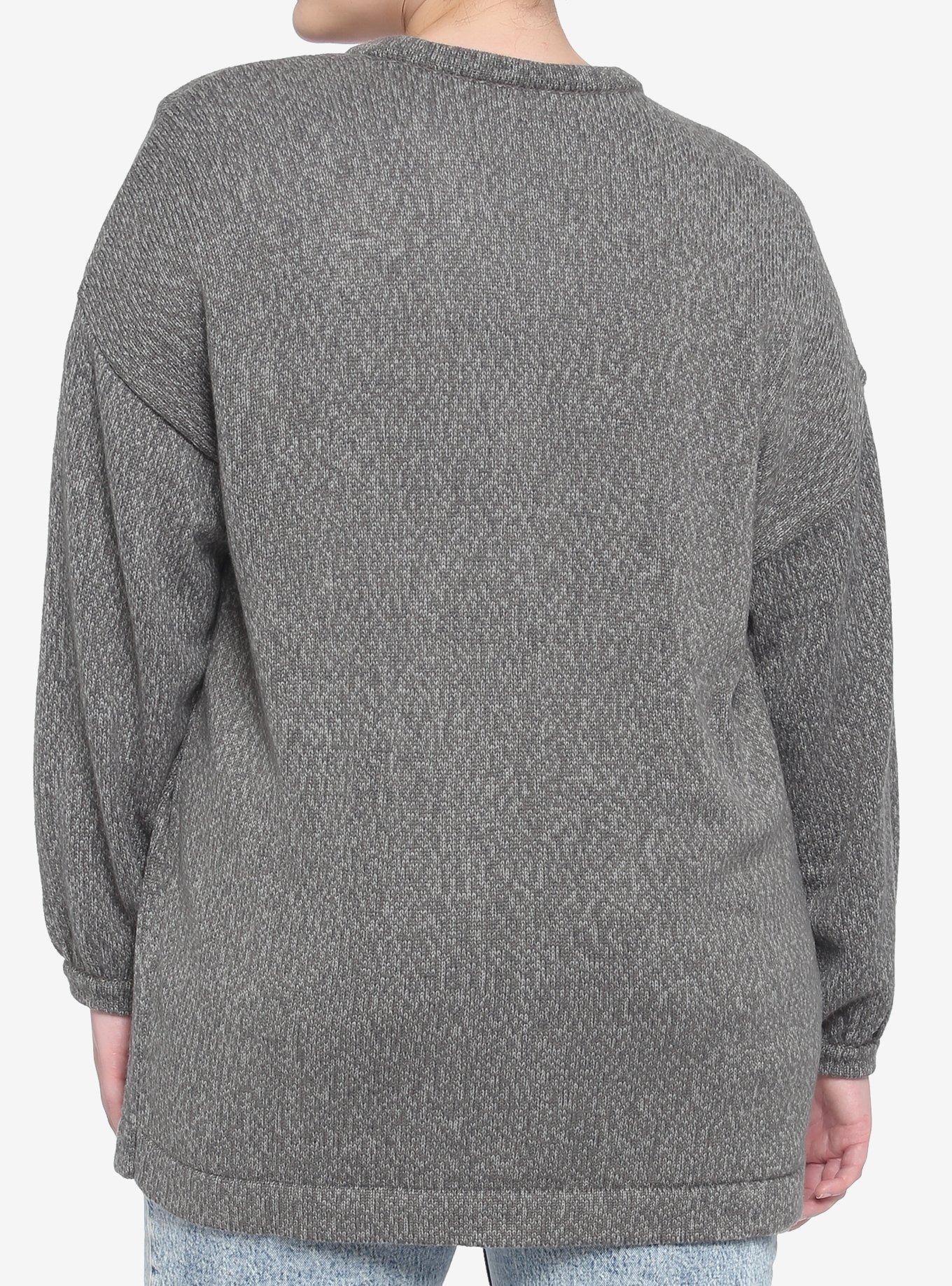 Her Universe Star Wars The Mandalorian Grey Cardigan Plus Size, MULTI, alternate