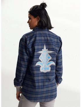 Our Universe Star Wars Ahsoka Tano Plaid Woven Button-Up, , hi-res