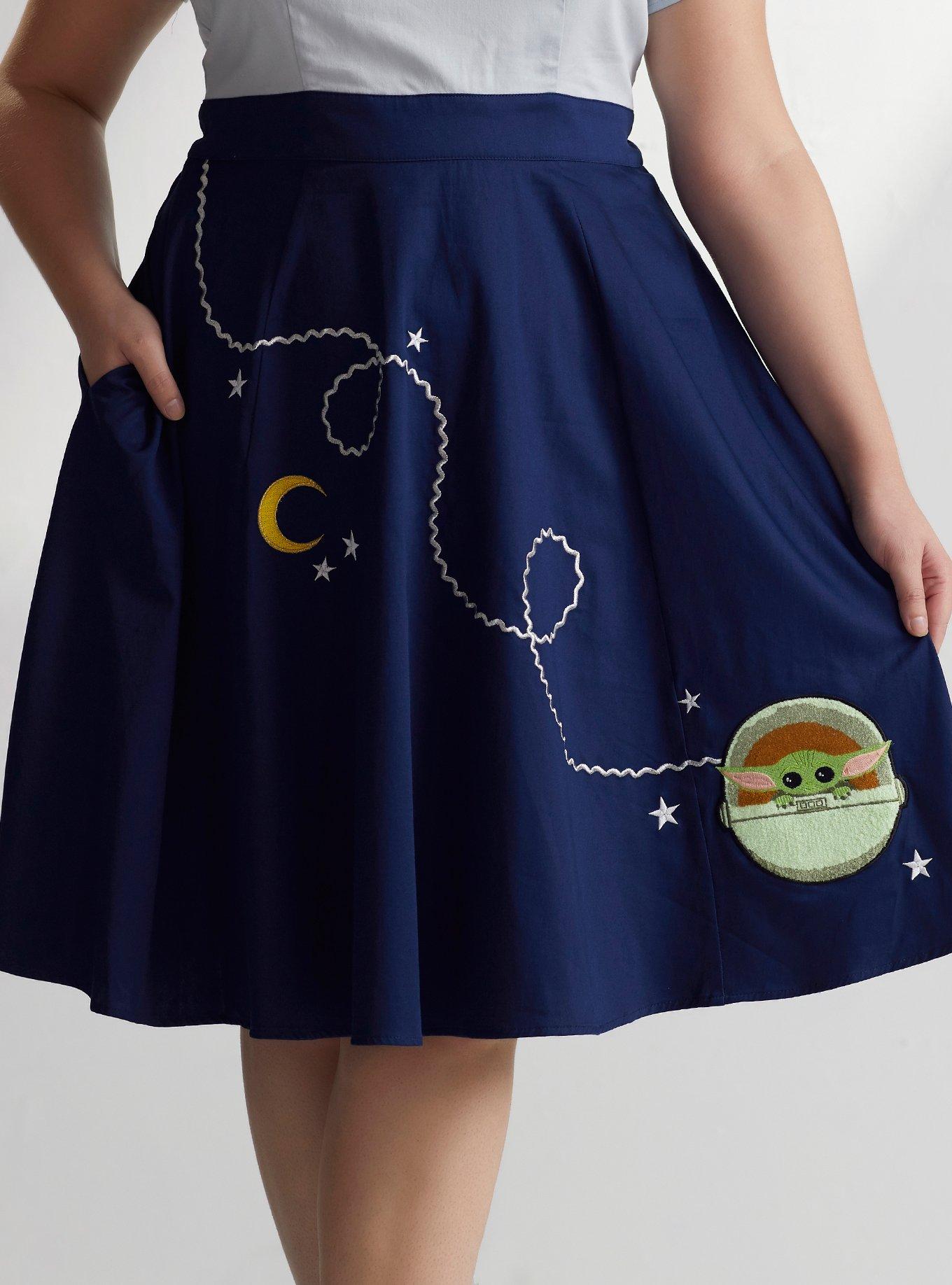 Her Universe Star Wars The Mandalorian The Child Dress Plus Size, MULTI, alternate