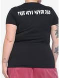 The Nightmare Before Christmas Jack & Sally Girls T-Shirt Plus Size, MULTI, alternate