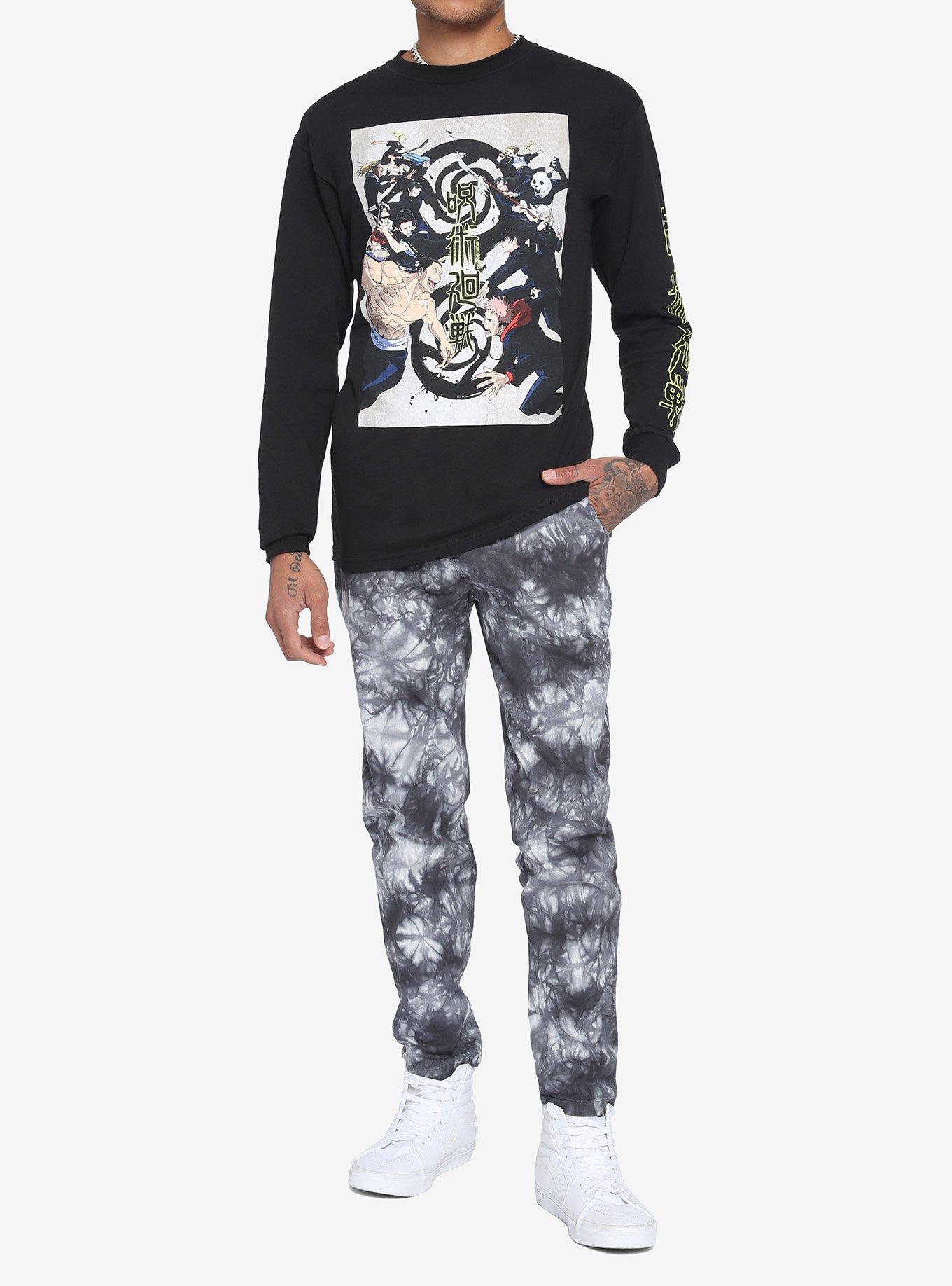 Jujutsu Kaisen Kyoto Goodwill Event Poster Long-Sleeve T-Shirt, BLACK, alternate