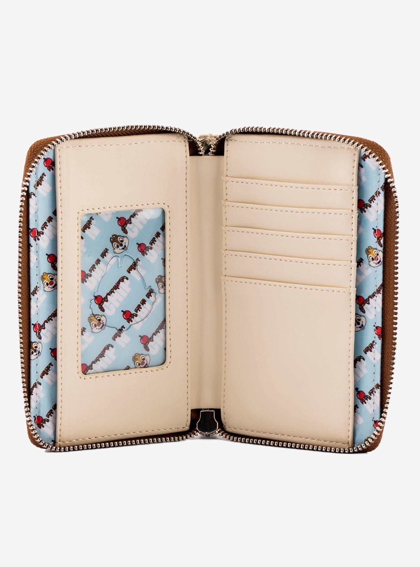 Loungefly Disney Chip N' Dale Snacks Zip Wallet, , alternate