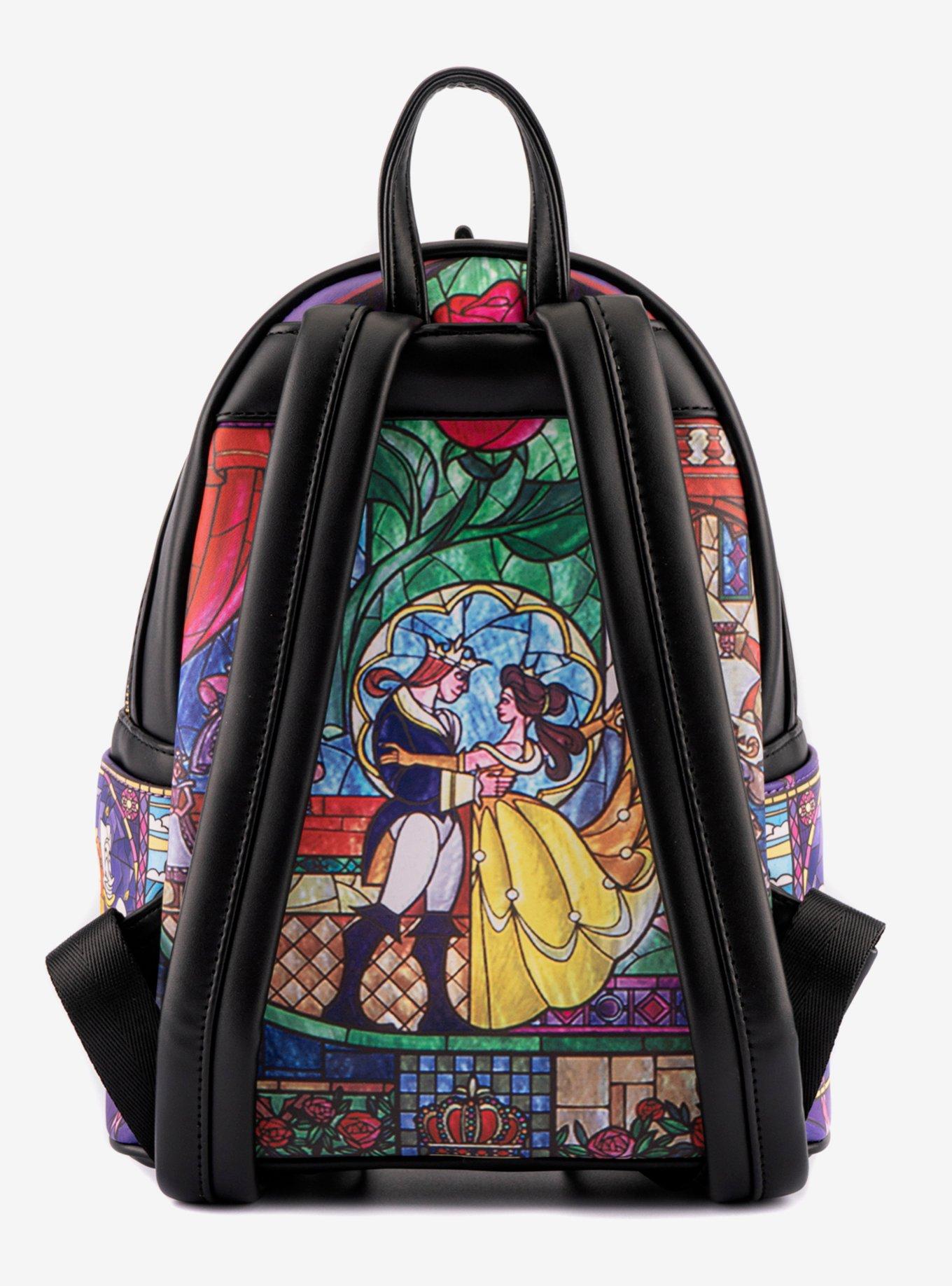 Exclusive Stained Glass Sleeping Beauty Mini Backpack Loungefly