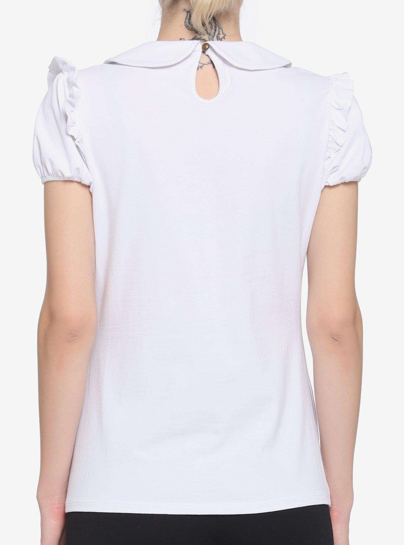 Harry Potter Embroidered Key Collar Top, MULTI, alternate
