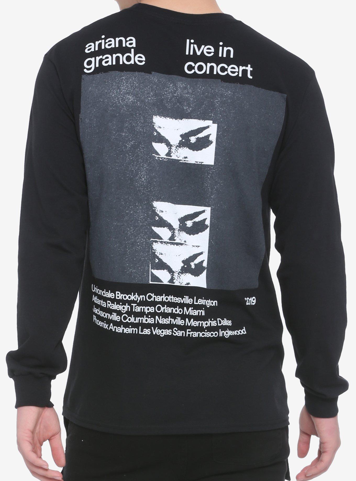 Ariana Grande Live In Concert Long-Sleeve T-Shirt, BLACK, alternate