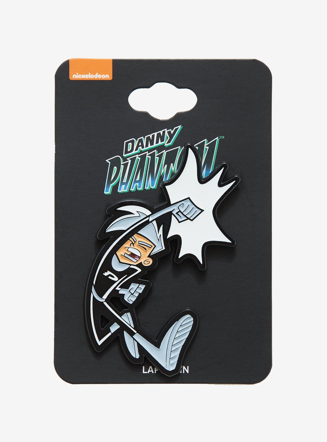Danny Phantom Ghost Punch Glow-in-the-Dark Enamel Pin - BoxLunch Exclusive, , alternate