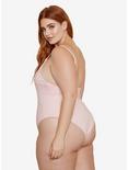 Dippin' Daisy's Bliss Swimsuit Rosewater Eyelet Plus Size, PINK, alternate