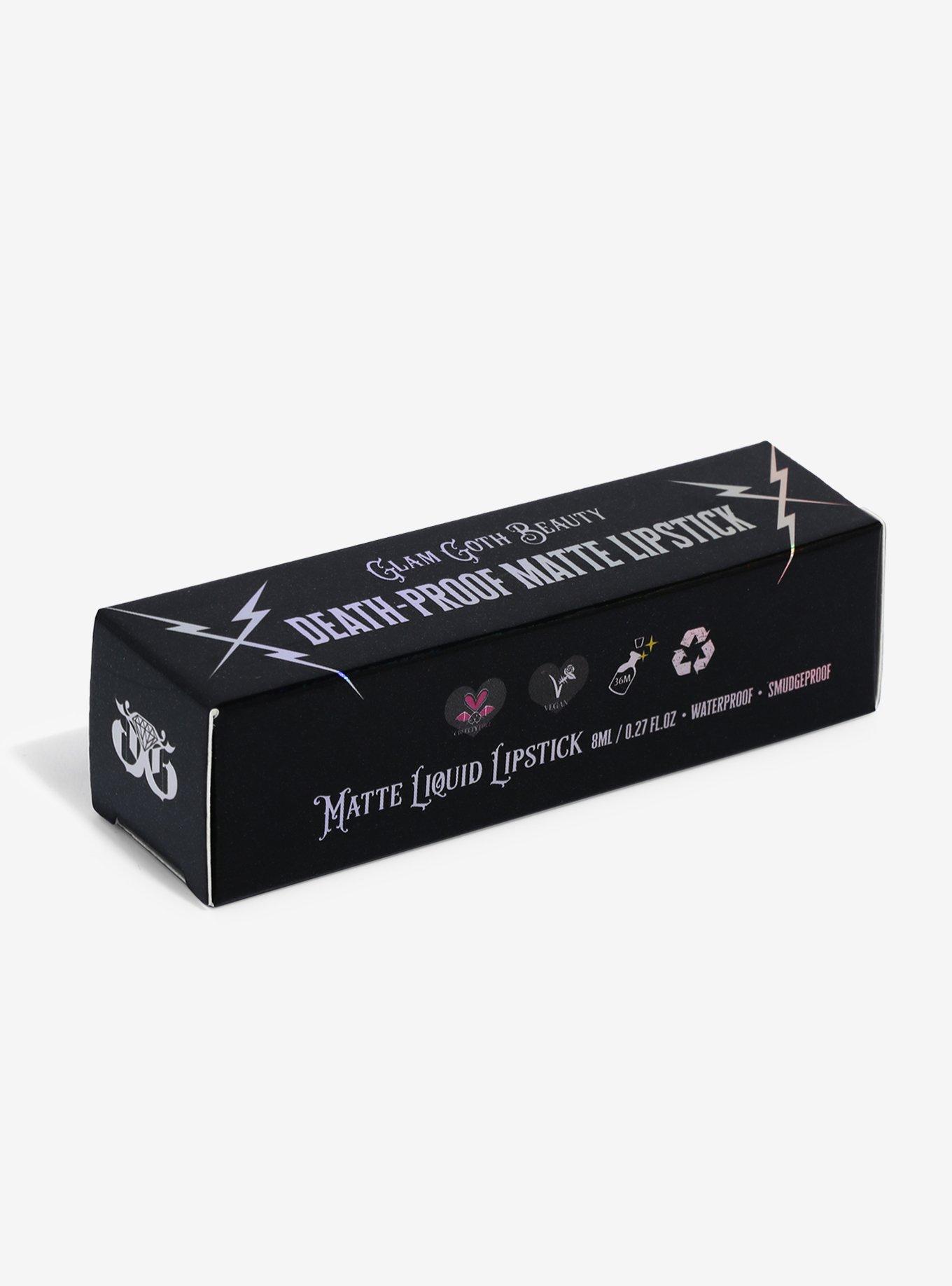 Glam Goth Blood Rose Matte Liquid Lipstick, , alternate