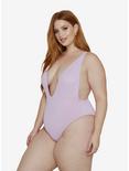 Dippin' Daisy's Euphoria Swimsuit Lilac Plus Size, PURPLE, alternate
