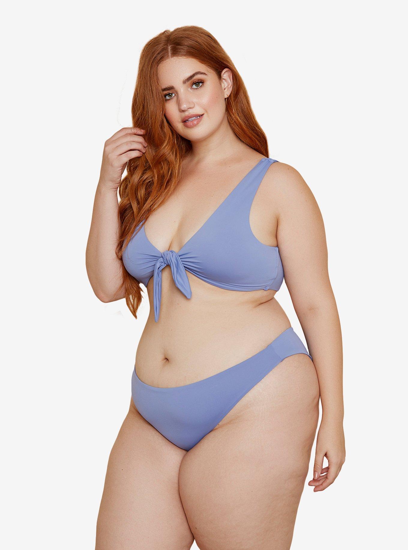 Dippin' Daisy's Muse Swim Top Baja Plus Size, BLUE, alternate