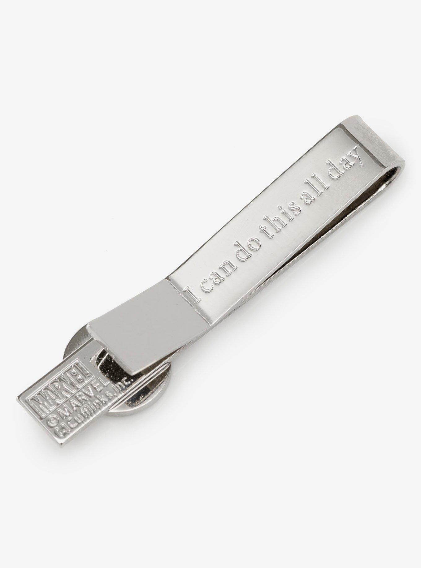 Marvel Captain America Hidden Message Tie Bar, , hi-res